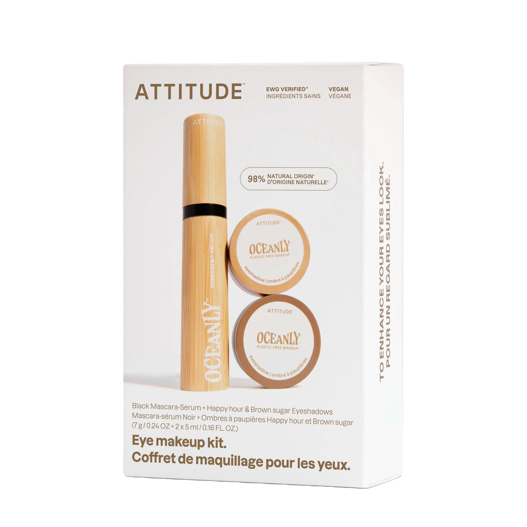 Mascara & Eyeshadow Set - Brown